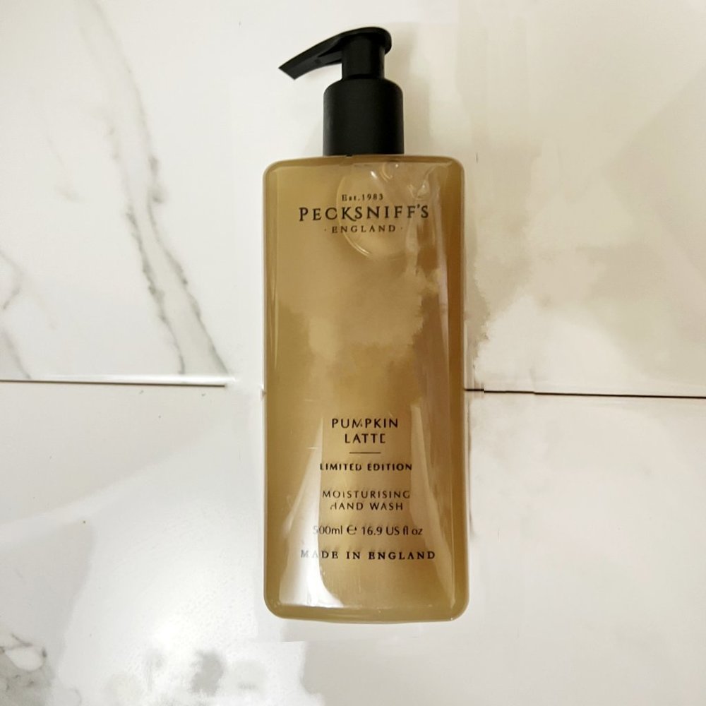 NEW Pecksniffs Pumpkin Latte Moisturizing Liquid Hand Soap - 16.9 fl oz